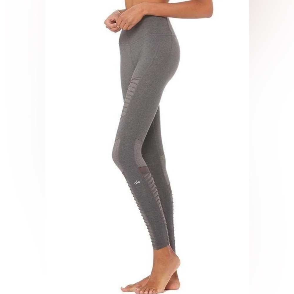 Heather grey alo yoga leggings size small